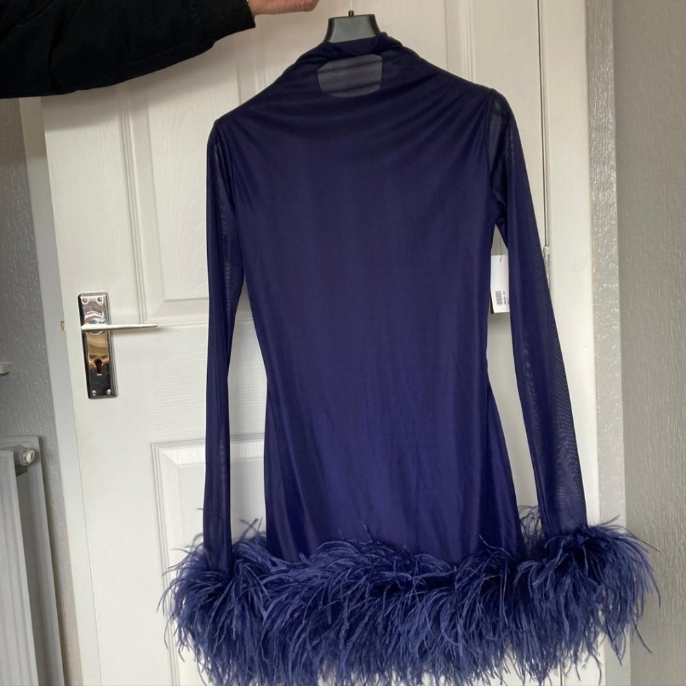 16Arlington Feather Dress UK 8- US4